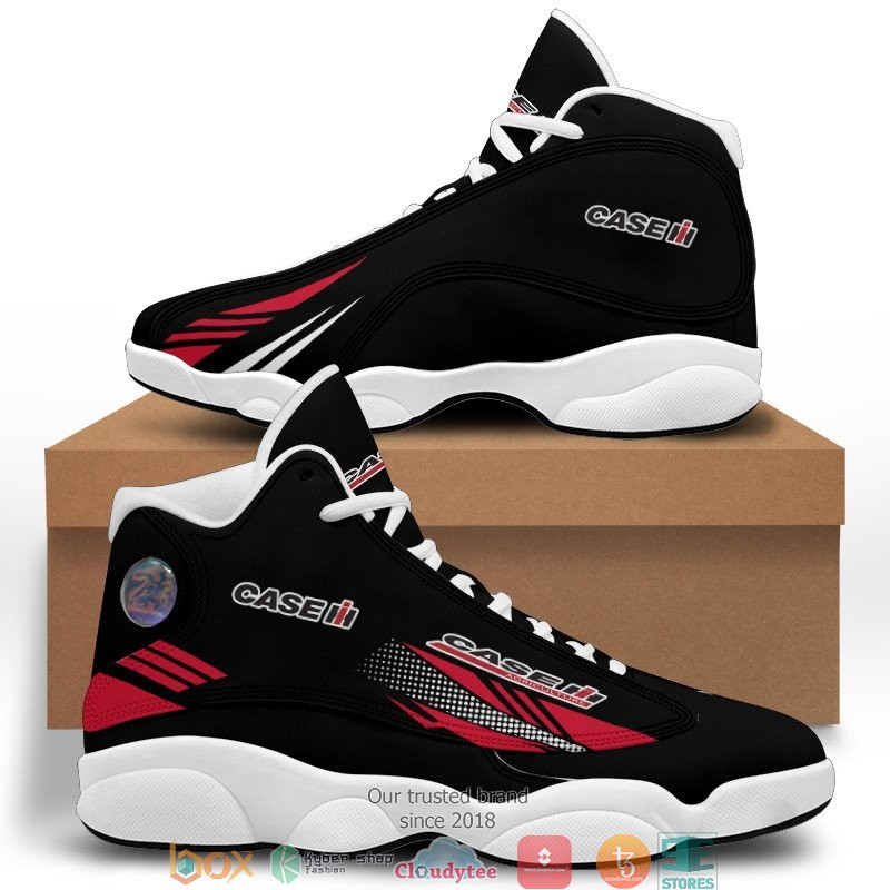 Case IH Black Air Jordan 13 Sneaker Shoes 3 Case IH Black Air Jordan 13 Sneaker Shoes 1 2