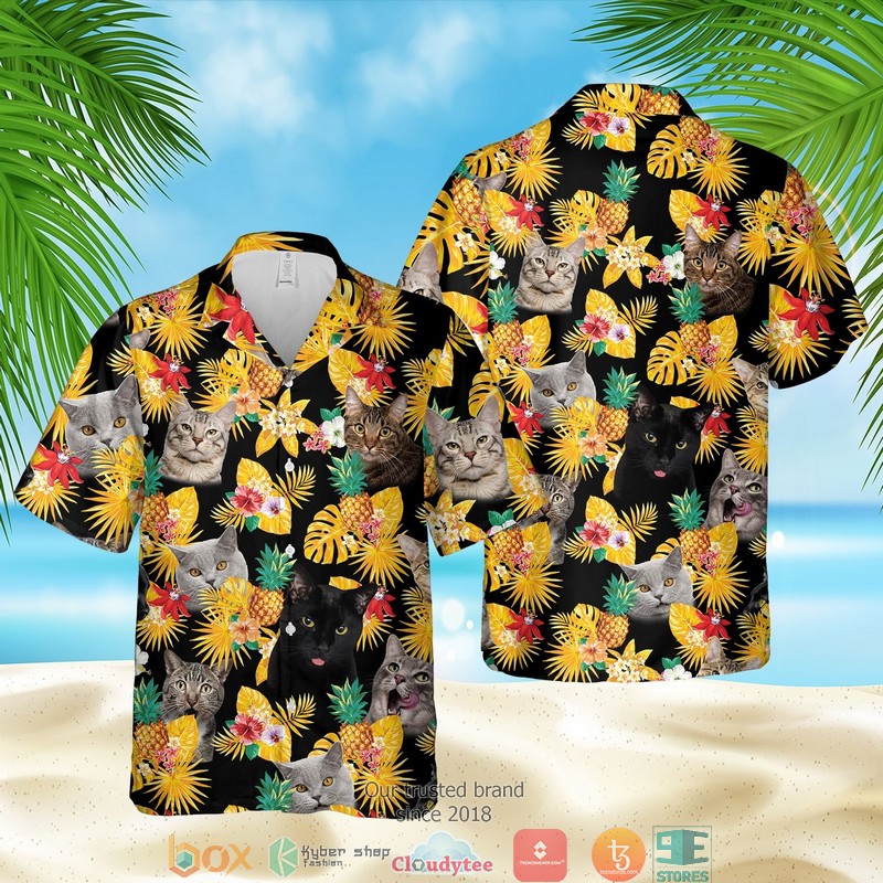 Cat Lovers Tropical Hawaian Summer Outfit 2 Cat Lovers Tropical Hawaian Summer Outfit 1