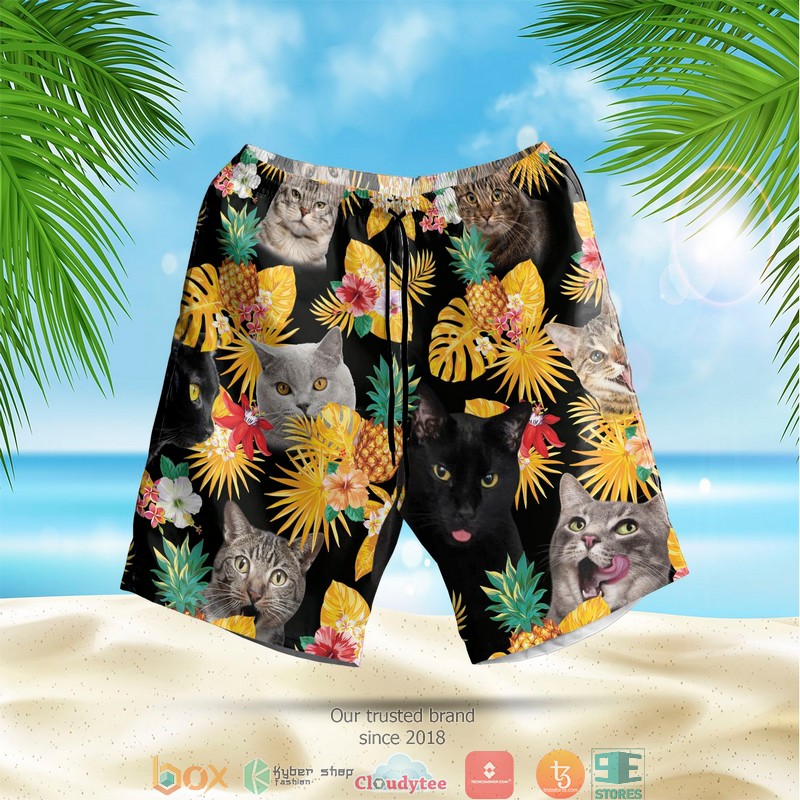 Cat Lovers Tropical Hawaian Summer Outfit 3 Cat Lovers Tropical Hawaian Summer Outfit 1 2
