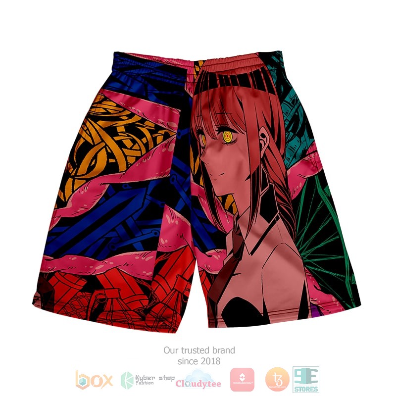 Chainsaw Man Abstract Art Makima Shorts