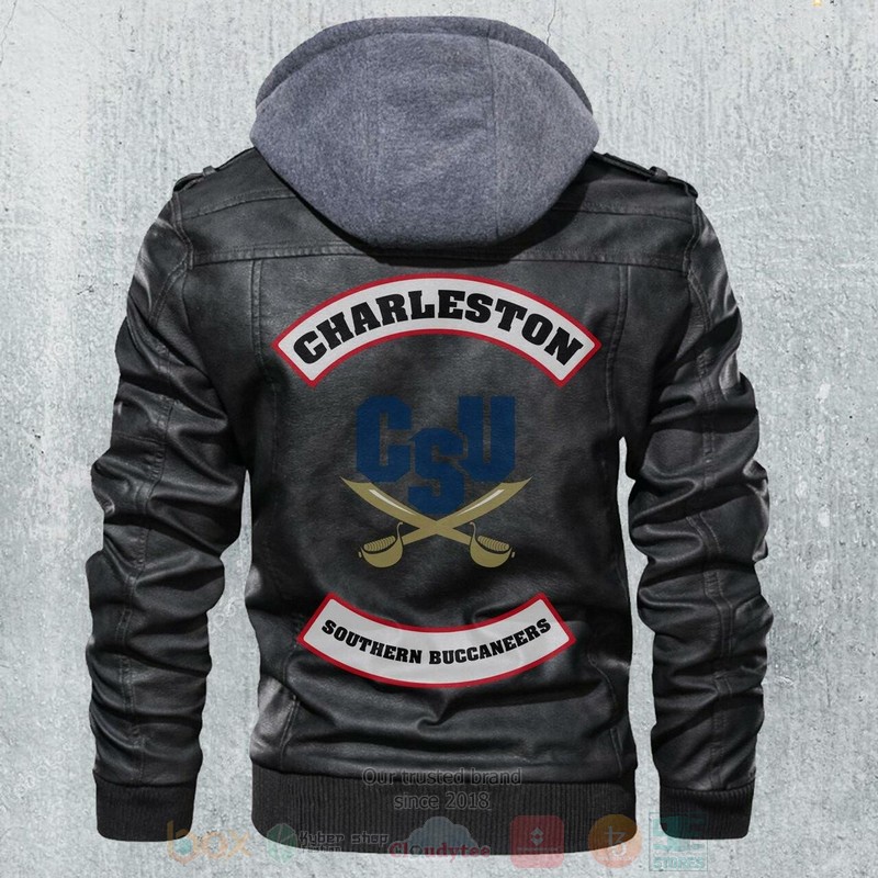 Charleston Southern Buccaneers NCAA Motorcycle Leather Jacket