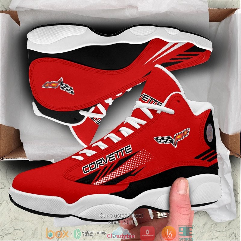 Chevrolet Corvette Red Air Jordan 13 Sneaker Shoes 18 Chevrolet Corvette Red Air Jordan 13 Sneaker Shoes