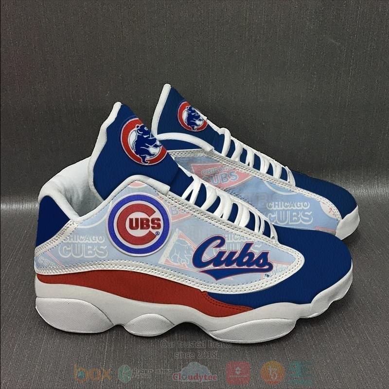 Chicago Cubs Football MLB Air Jordan 13 Shoes