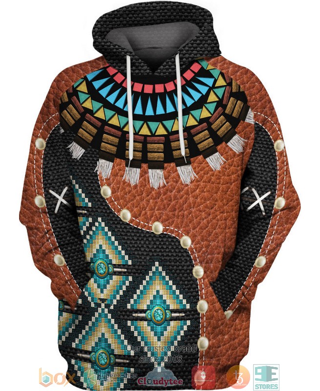 Choker Skin Pattern Native American 3D Shirt Hoodie