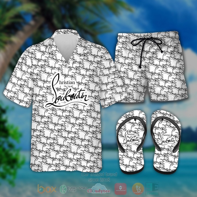 NEW Christian Louboutin Hawaii Shirt and Shorts 6 Christian Louboutin Hawaiian Shirt Shorts