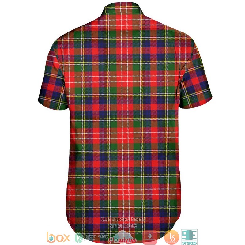 Christie Tartan Short Sleeve Hawaiian Shirt 3 Christie Tartan Short Sleeve Hawaiian Shirt 1 2