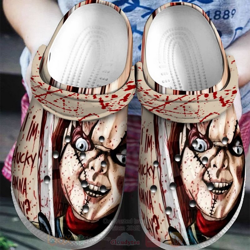 BEST Chucky Horror Crocs Crocband Shoes 1 Chucky Horror Crocband Crocs Clog Shoes