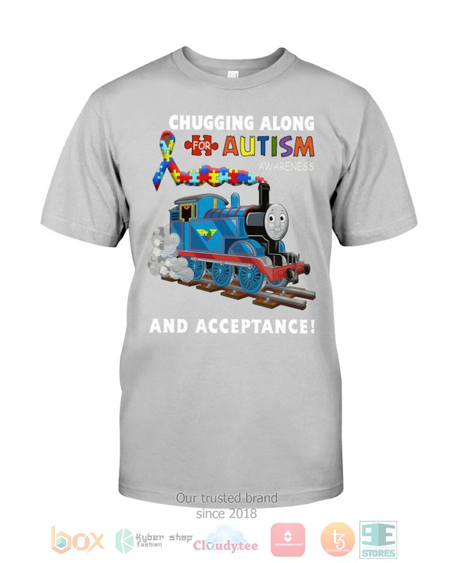Chugging Along Autism Awareness And Acceptance Shirt Hoodie