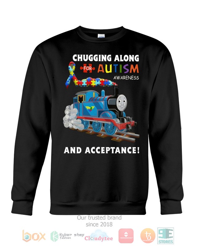 HOT Chugging Along Autism Awareness And Acceptance hoodie, shirt 8 Chugging Along Autism Awareness And Acceptance Shirt Hoodie 1 2 3 4 5 6 7
