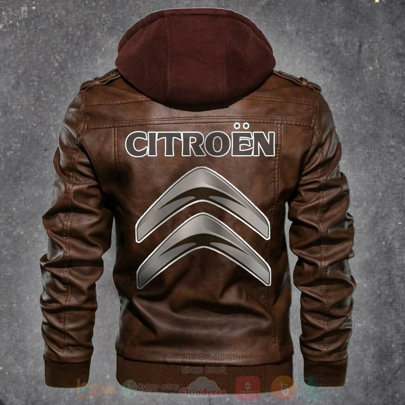 Citroen Automobile Car Motorcycle Leather Jacket