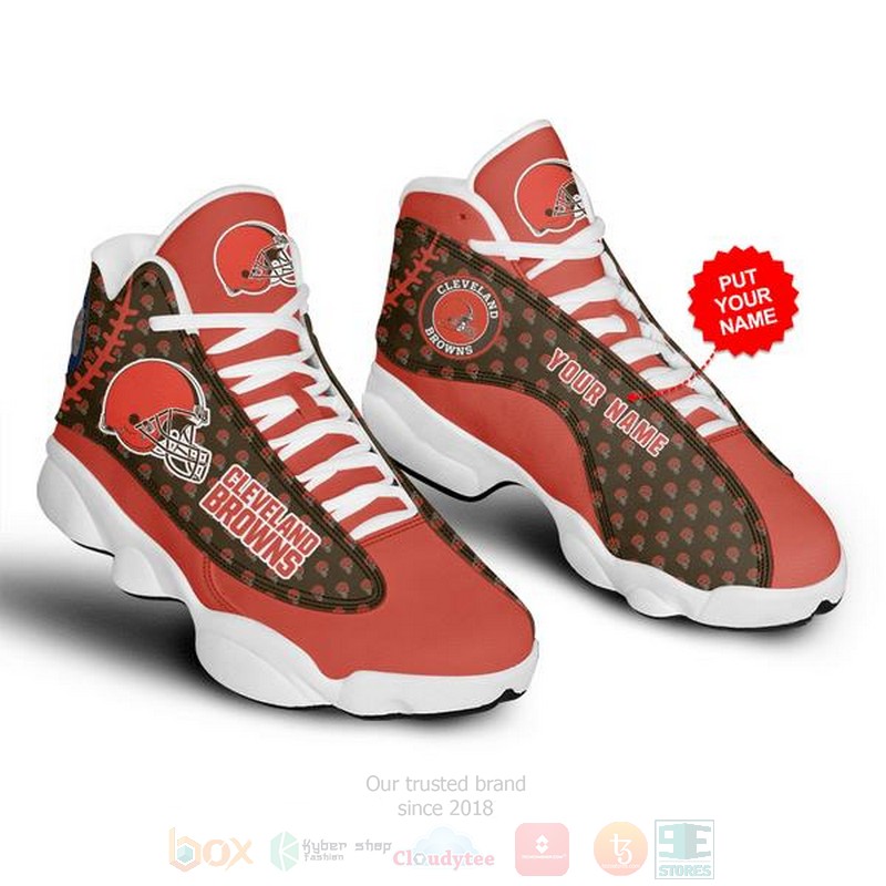 Cleveland Browns NFL Air Jordan 13 Shoes