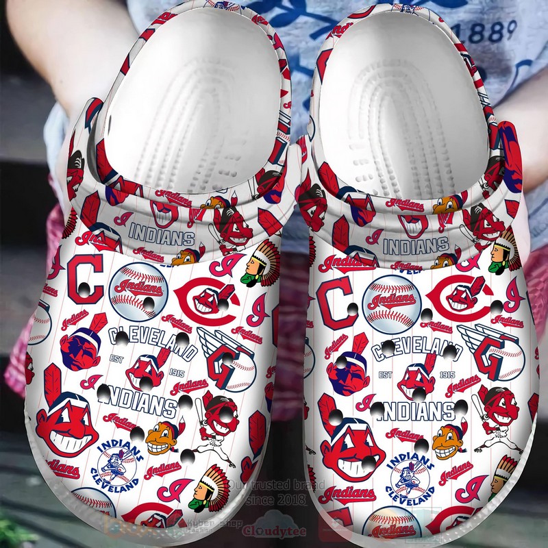BEST Cleveland Guardians Crocs Crocband Shoes 2 Cleveland Guardians Crocband Crocs Clog Shoes