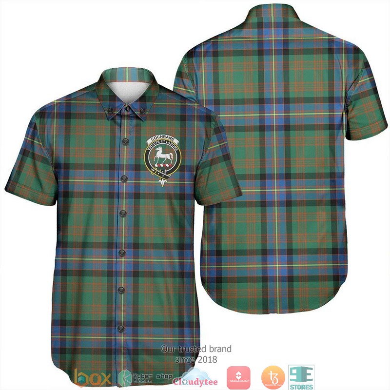 Cochrane Ancient Tartan Crest Short Sleeve Hawaiian Shirt 7 Cochrane Ancient Tartan Crest Short Sleeve Hawaiian Shirt
