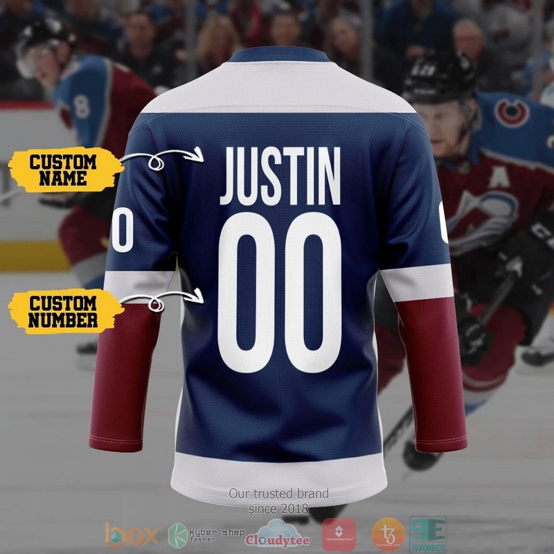 Colorado Avalanche NHL Custom Name and Number Hockey Jersey Shirt 3 Colorado Avalanche NHL Custom Name and Number Hockey Jersey Shirt 1 2