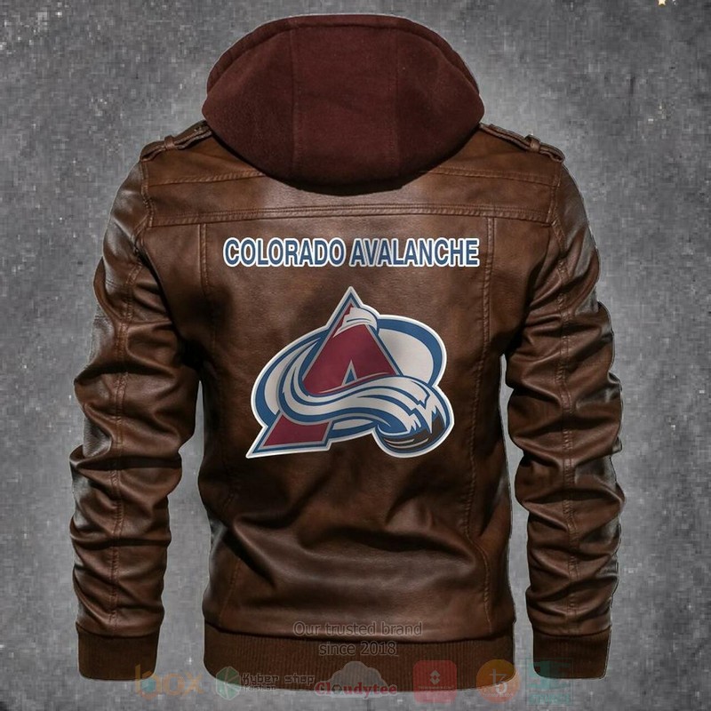 Colorado Avalanche NHL Motorcycle Leather Jacket