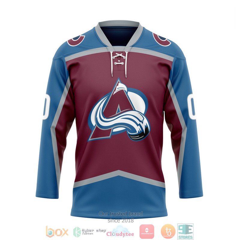 Colorado Avalanche Premier Youth NHL Custom Name and Number Hockey Jersey Shirt 4 Colorado Avalanche Premier Youth NHL Custom Name and Number Hockey Jersey Shirt 1 2 3