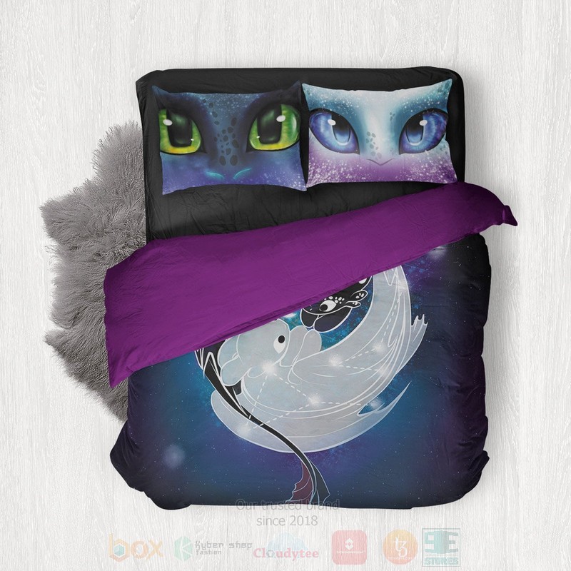 Constellation Dragons How To Train Your Dragon Bedding Set