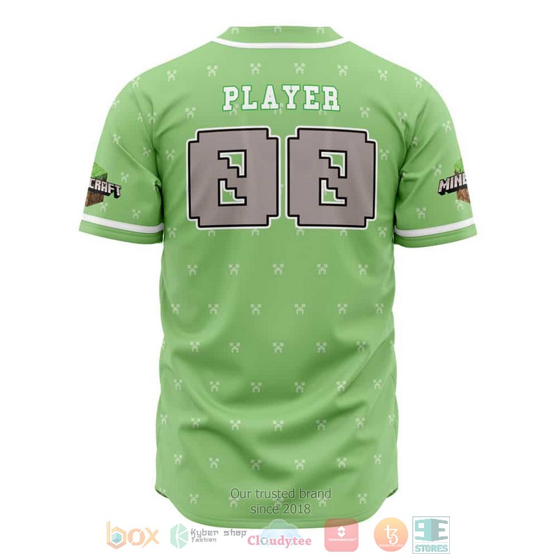 HOT Cool Minecraft Baseball Shirt 2 Cool Minecraft Baseball Jersey 1