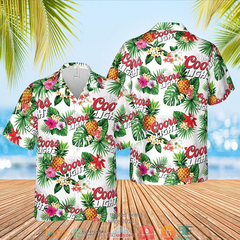 Coor Light Beer Pineapple Hawaian Summer Outfit 2 Coor Light Beer Pineapple Hawaian Summer Outfit 1