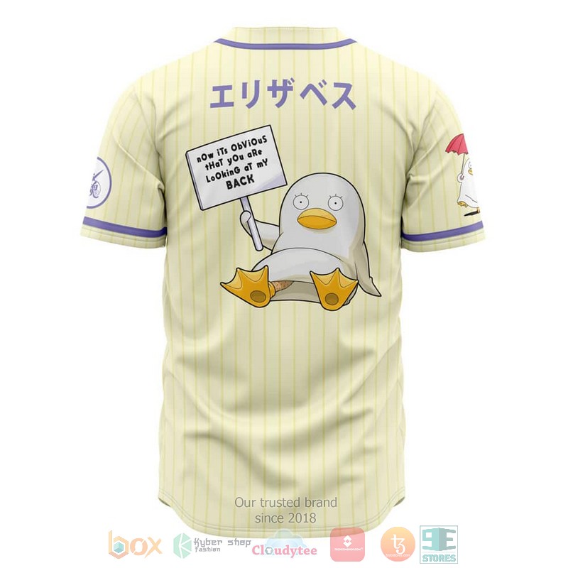 HOT Cosmic Elizabeth Gintama Baseball Shirt 2 Cosmic Elizabeth Gintama Baseball Jersey 1
