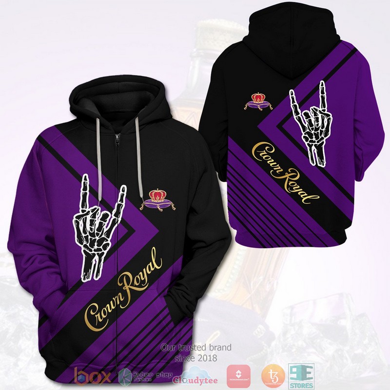 HOT Crown Royal Swag Sign All Over Printed 3D Shirt, Hoodie 2 Crown Royal Swag Sign 3D Shirt Hoodie 1
