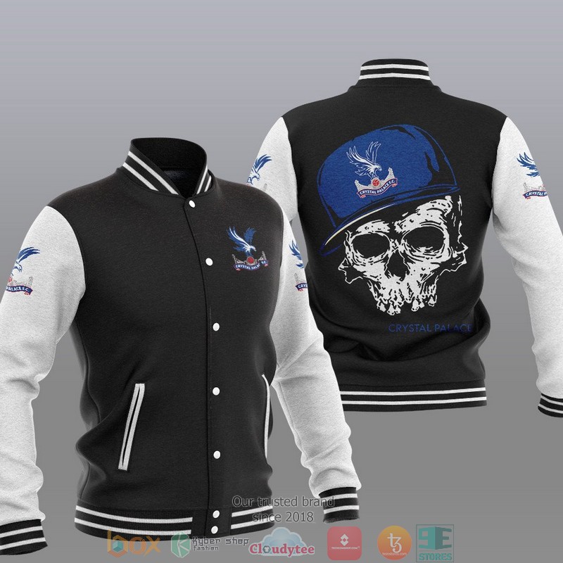 Crystal Palace FC Skull Baseball Jacket 13 Crystal Palace FC Skull Baseball Jacket