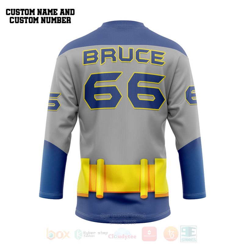 DC Comics Bat Personalized Hockey Jersey 1