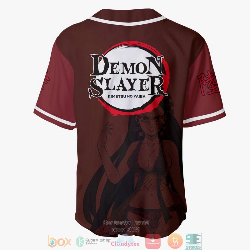 Daki Demon Slayer Baseball Jersey Shirt 3 Daki Demon Slayer Baseball Jersey Shirt 1 2