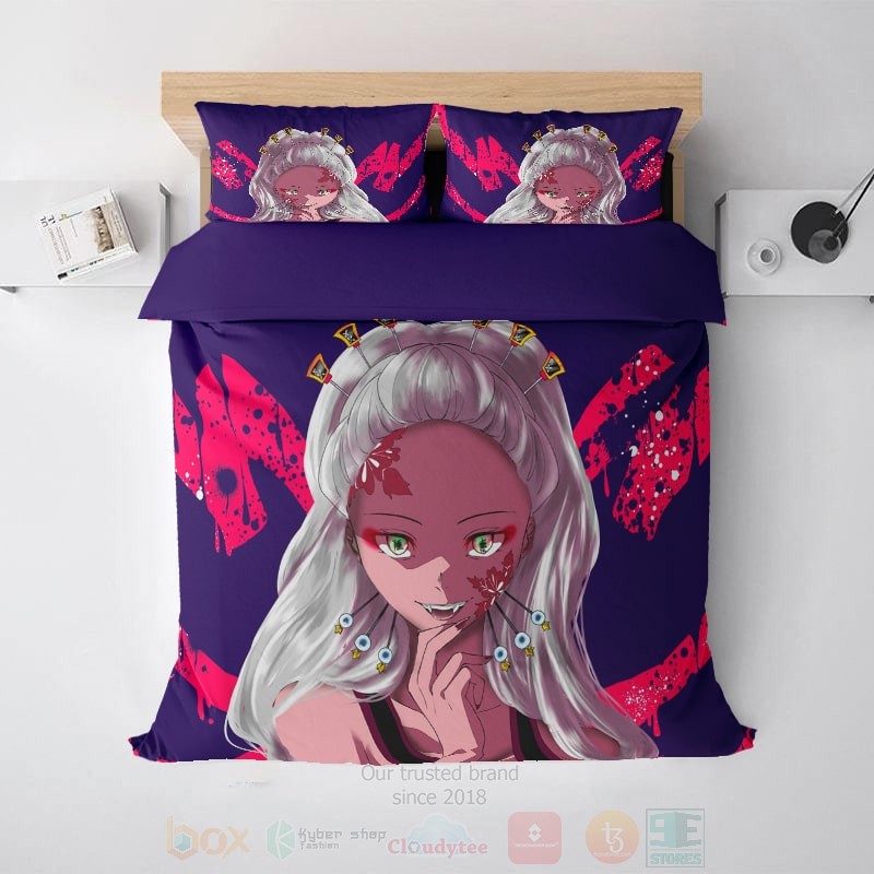 Daki Vampire Demon Pattern Demon Slayer Kimetsu no Yaiba Bedding Set