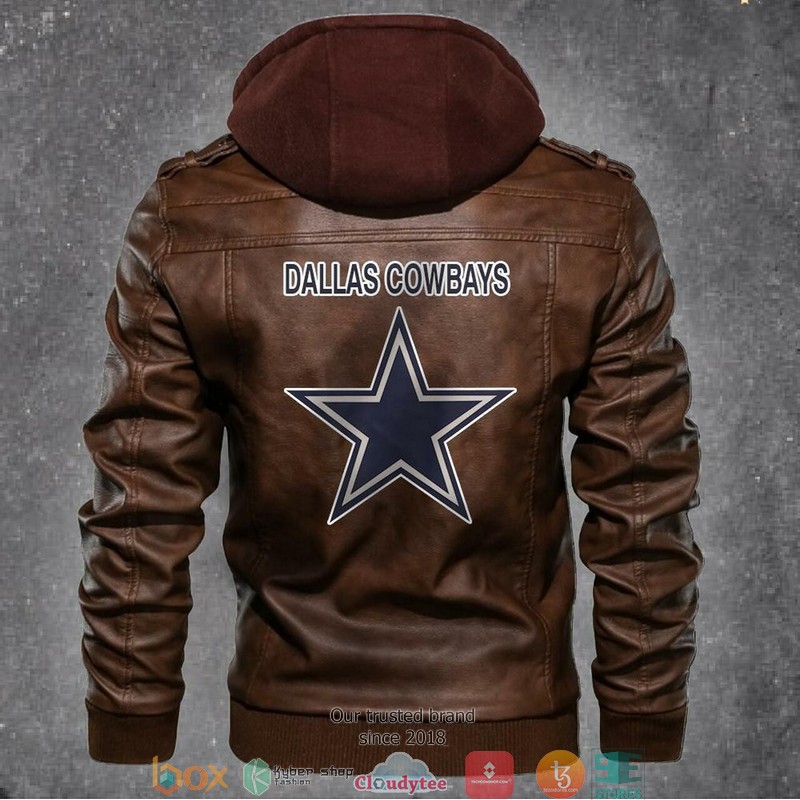 Dallas Cowbays NFL Football Motorcycle Leather Jacket 1 Dallas Cowbays NFL Football Motorcycle Leather Jacket