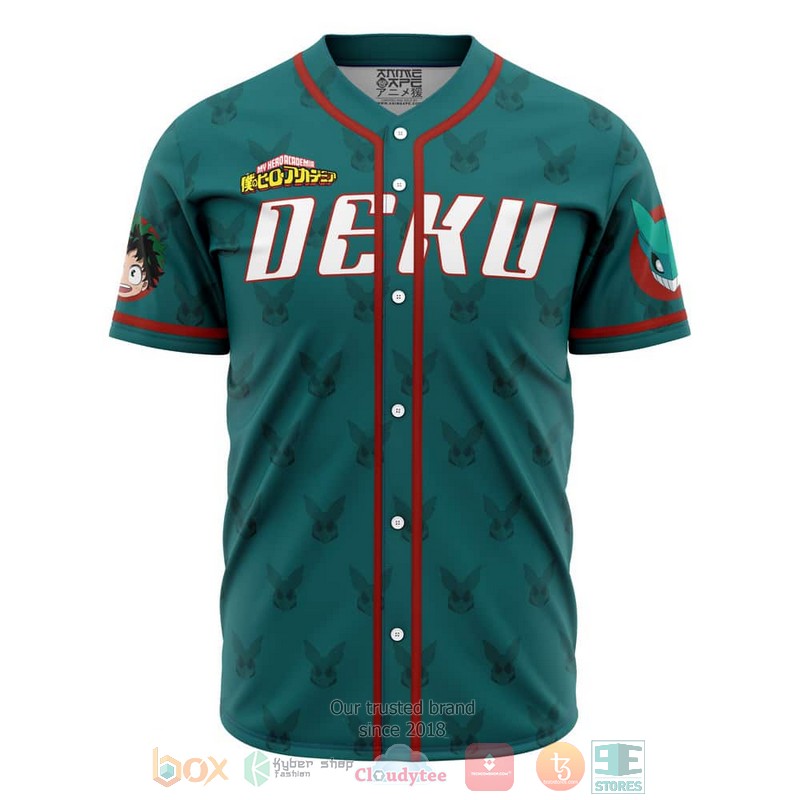 HOT Deku My Hero Academia Baseball Shirt 4 Deku My Hero Academia Baseball Jersey