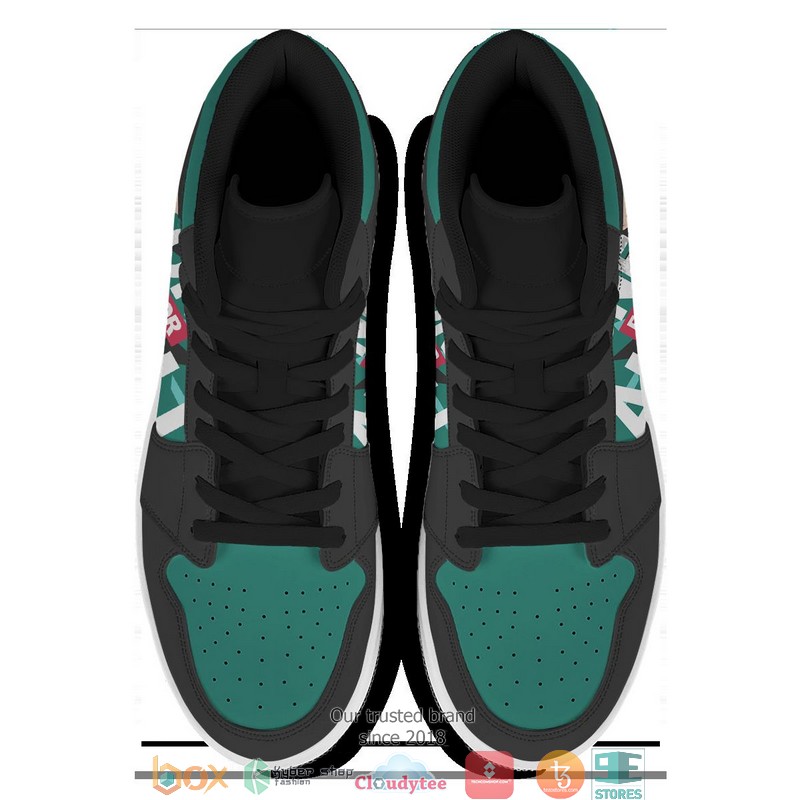 Deku One for all Air Jordan High Top Sneaker 6 Deku One for all Air Jordan High Top Sneaker 1 2 3 4 5