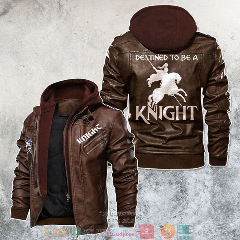 Destinied To Be A Knight Motorcycle Rider Leather Jacket 2 Destinied To Be A Knight Motorcycle Rider Leather Jacket 1