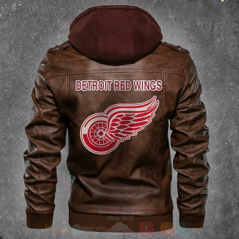 Detroit Red Wings NHL Hockeys Leather Jacket