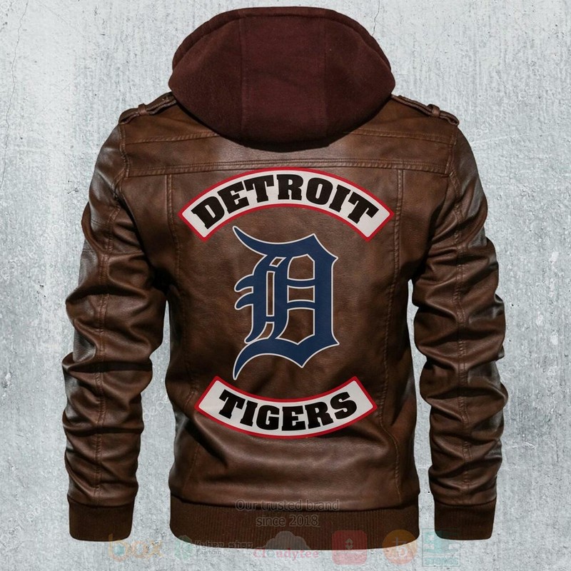 Detroit Tigers MLB Baseballs Leather Jacket