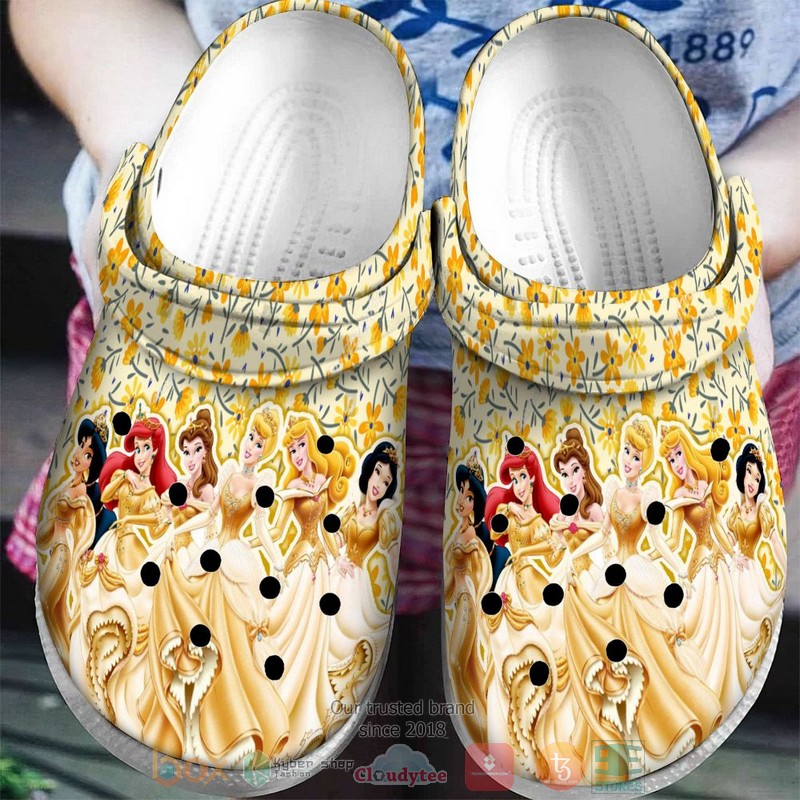 Disney Princess yellow dress Crocband Clog 1