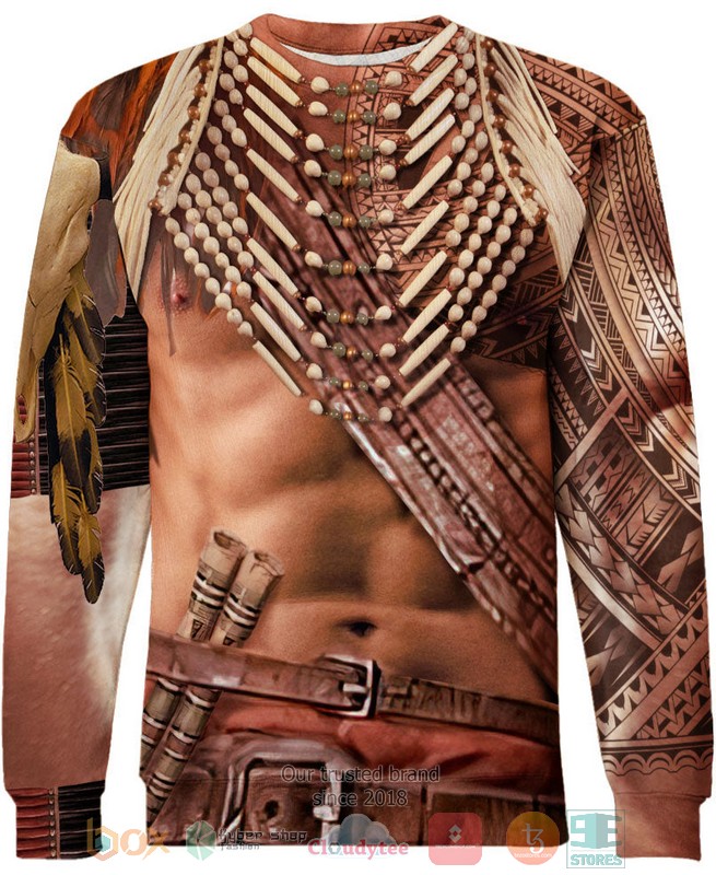 HOT Brown Motif Native American All Over Printed 3D Shirt, Hoodie 5 Brown Motif Native American 3D Shirt Hoodie 1 2 3 4