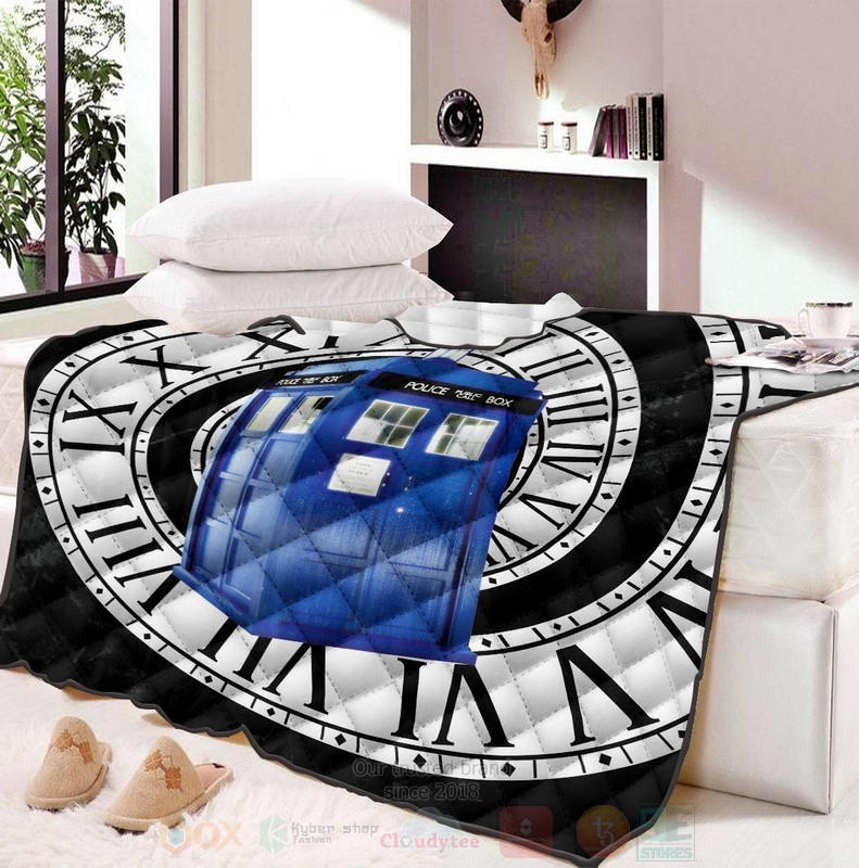 Doctor Who TARDIS Quilt 1 2 3 4