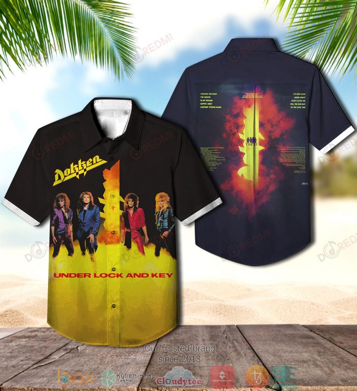 Dokken Under Lock and Key Hawaiian Shirt