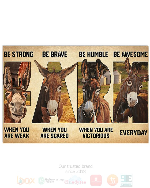Donkey Be Strong When You Are Weak Poster