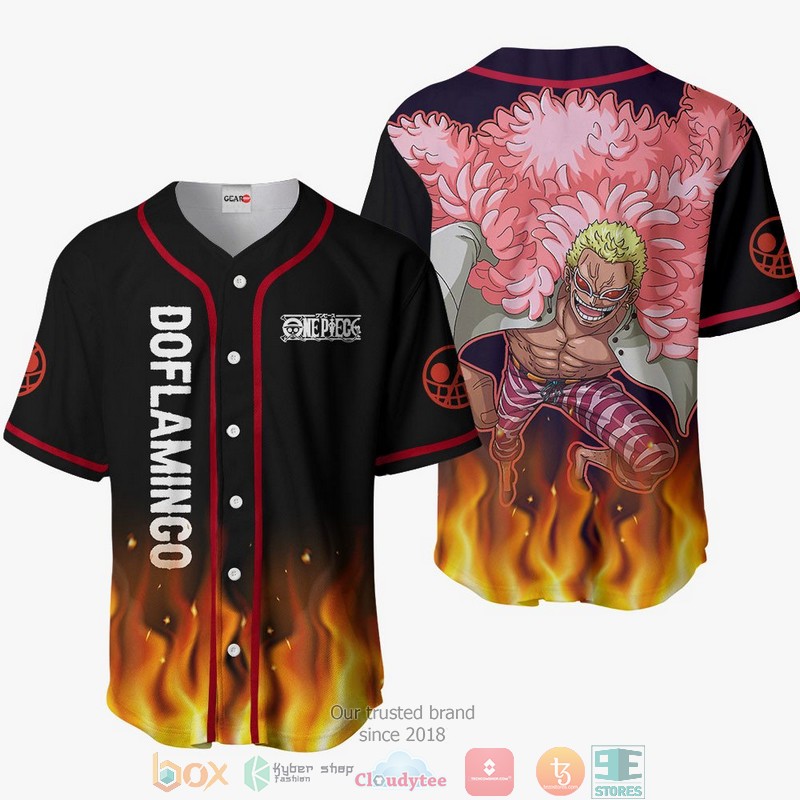 Donquixote Doflamingo One Piece Baseball Jersey Shirt