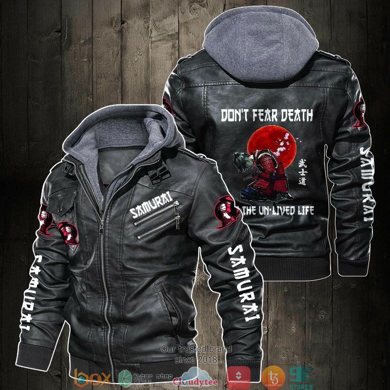 Dont Fear Death The Samurai Spirit Leather Jacket