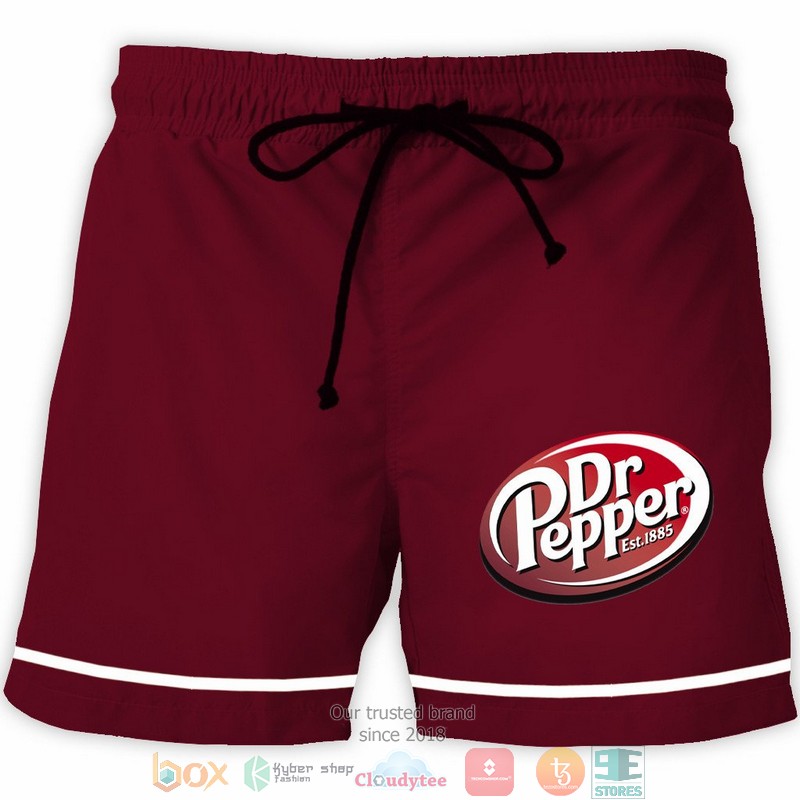 Dr Pepper Hawaiian Beach Short 1 Dr Pepper Hawaiian Beach Short