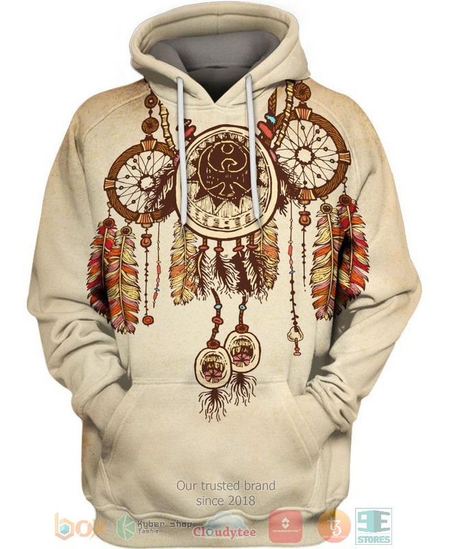 HOT Dreamcatcher Native American All Over Printed 3D Hoodie 4 Dreamcatcher Native American 3D Hoodie