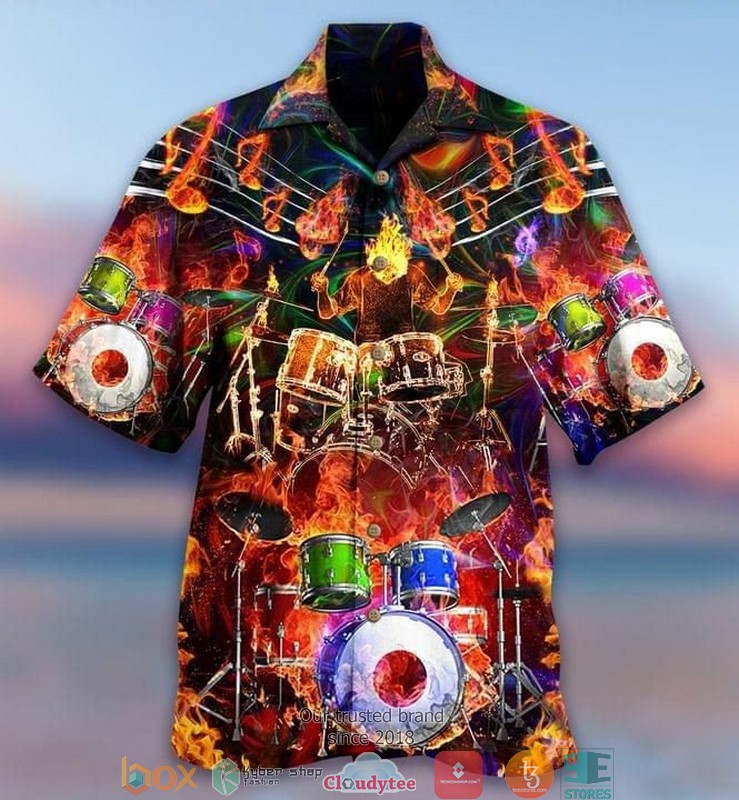 Drumer Short Sleeve Hawaiian Shirt 1 Drumer Short Sleeve Hawaiian Shirt