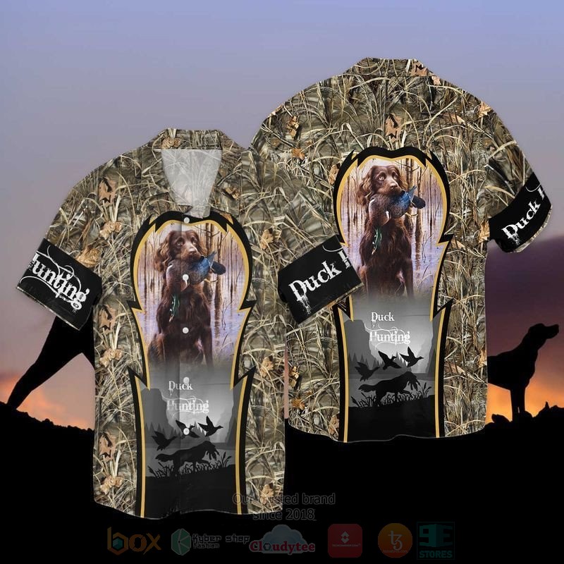 BEST Duck Hunting Dog Hunting All Over Print Aloha Shirt 3 Duck Hunting Dog Hunting Short Sleeve Hawaiian Shirt