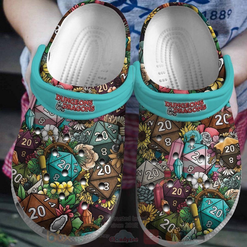 Dungeons and Dragons Dice Luck Things Crocband Crocs Clog Shoes