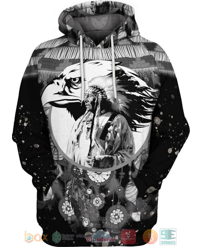 Eagle Naive American Mysterious Dreamcatcher 3D Shirt Hoodie