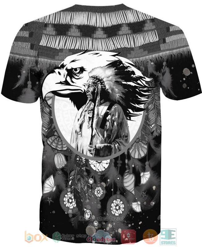 Eagle Naive American Mysterious Dreamcatcher 3D Shirt Hoodie 1 2 3 4 5 6 7