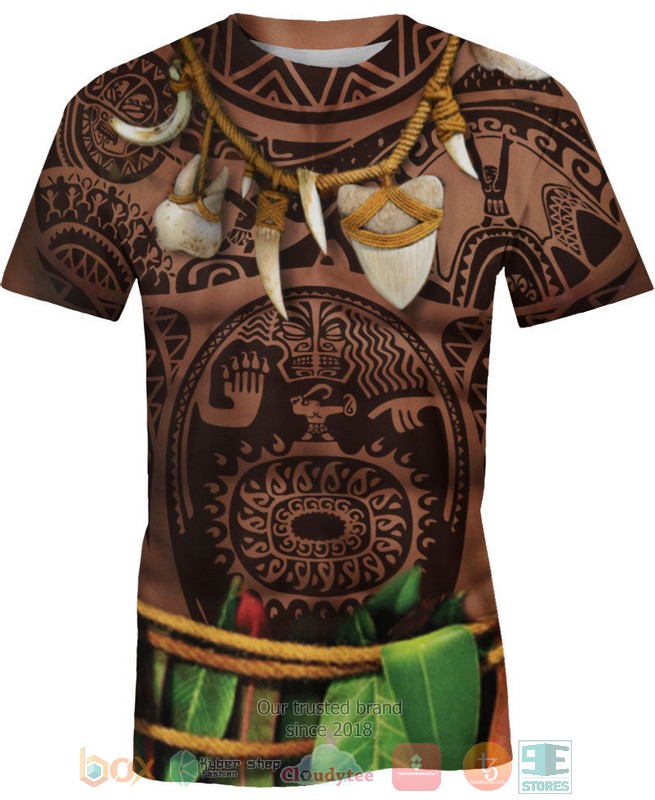 HOT Indian Aboriginal Tattoo Moana Maui Native American All Over Printed 3D Shirt, Hoodie 3 Indian Aboriginal Tattoo Moana Maui Native American 3D Shirt Hoodie 1 2